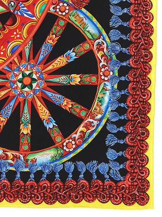 Multicolor Silk Scarf