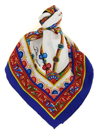 Multicolor Silk Scarf