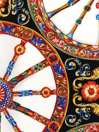 Multicolor Silk Scarf
