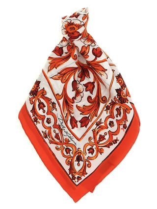 Orange Silk Foulard