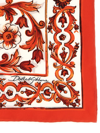 Orange Silk Foulard