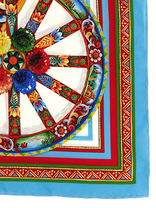 Multicolor Silk Scarf