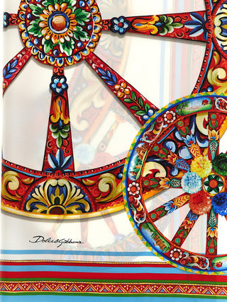 Multicolor Silk Scarf