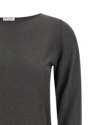 Gray Cashmere Cardigan