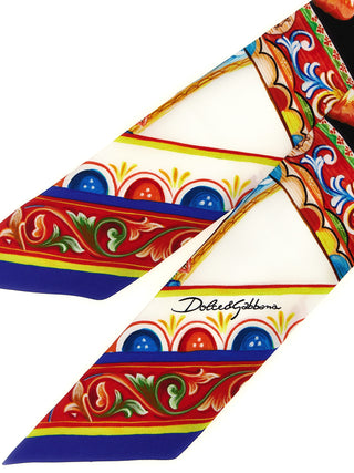 Multicolor Silk Foulard