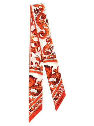 Orange Silk Foulard
