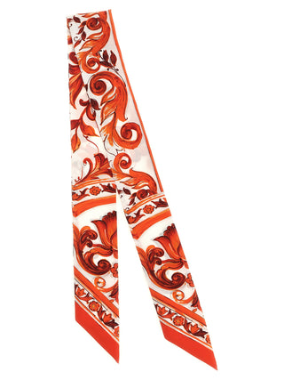 Orange Silk Foulard