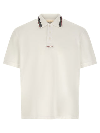 White Cotton Polo Shirt