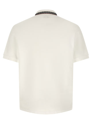 White Cotton Polo Shirt