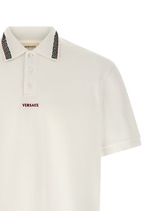 White Cotton Polo Shirt