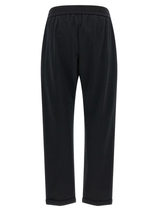 Black Cotton Joggers (Workout Pants)