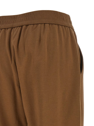 Brown Cotton Joggers (Workout Pants)