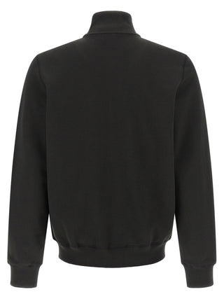 Black Cotton Sweatshirt