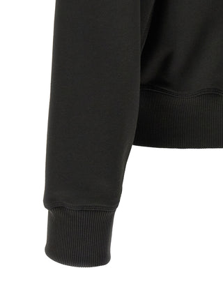 Black Cotton Sweatshirt