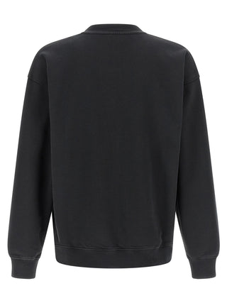 Black Cotton Sweatshirt