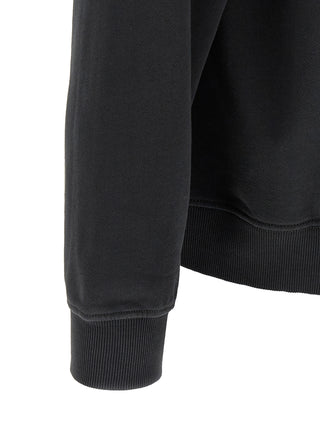 Black Cotton Sweatshirt
