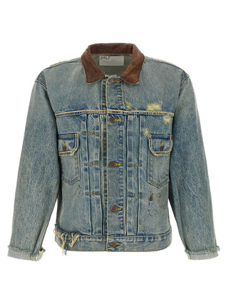 Blue Cotton Denim Jacket