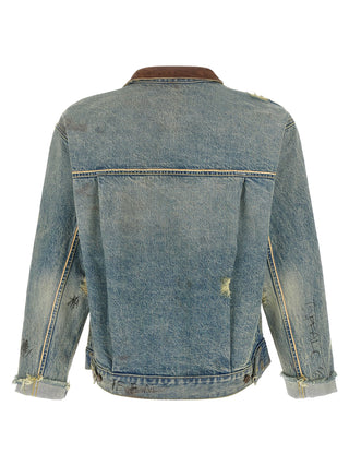 Blue Cotton Denim Jacket
