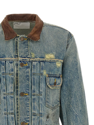 Blue Cotton Denim Jacket