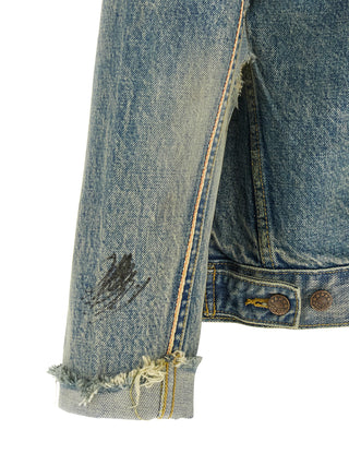 Blue Cotton Denim Jacket