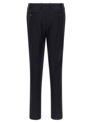 Blue Virgin Wool Two-Piece Suit