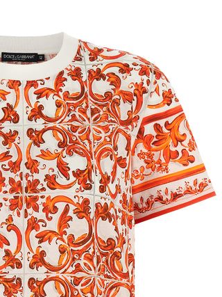 Orange Cotton T-Shirt