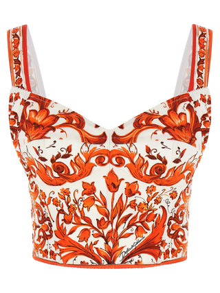 Blusa de seda naranja