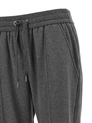 Pantalones casuales de algodón gris