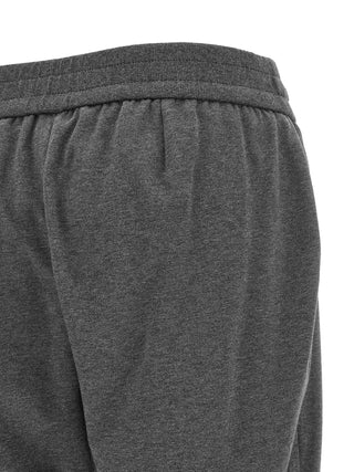 Pantalones casuales de algodón gris