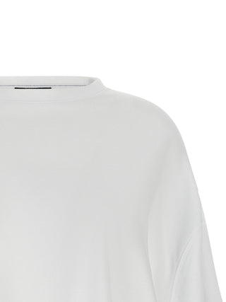 Camiseta de algodón azul