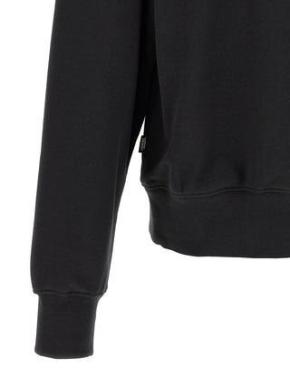 Black Cotton Sweatshirt