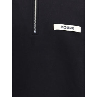 Black Cotton Sweatshirt