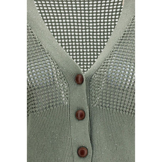 Bicolor Cotton Cardigan