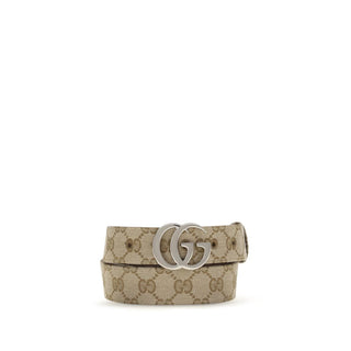 Beige Fabric Regular Belt