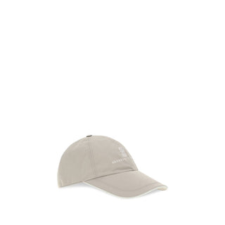 Beige Polyester Cap (Baseball Hat)