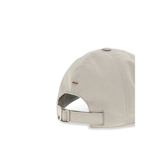 Beige Polyester Cap (Baseball Hat)