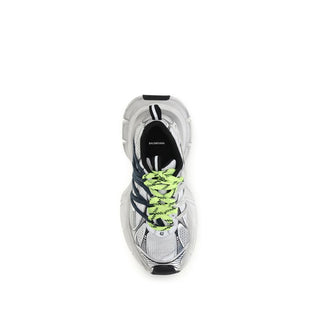 Gray Polyester Athletic Sneakers