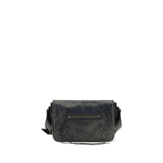 Bolso de hombro negro de cordero Ovis Aries Aries