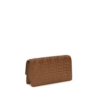 Cartera Bos Taurus de piel de becerro marrón