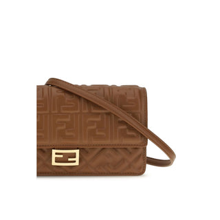 Cartera Bos Taurus de piel de becerro marrón