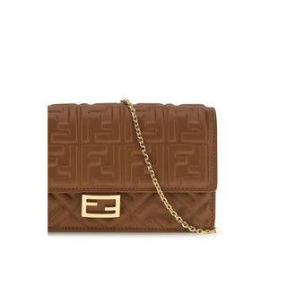 Cartera Bos Taurus de piel de becerro marrón