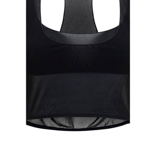 Blusa de viscosa negra