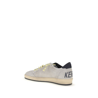 Gray Calf Leather Bos Taurus Sneakers