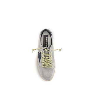 Gray Calf Leather Bos Taurus Sneakers