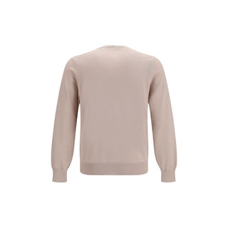 Beige Cotton Sweatshirt