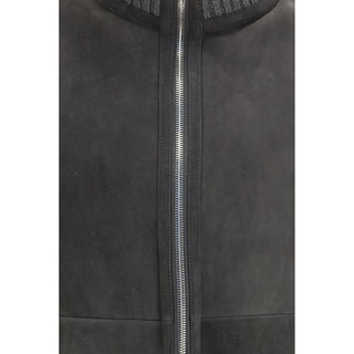 Gray Wool Oves Aries Full-Length Jacket