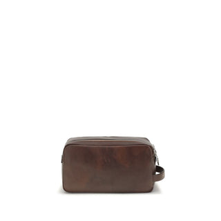 Cartera Bos Taurus de piel de becerro marrón
