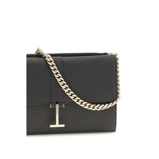 Black Calf Leather Bos Taurus Shoulder Bag