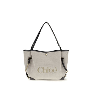Gray Cotton Shoulder Bag
