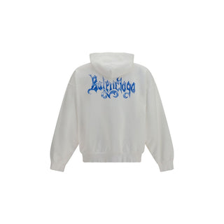 White Cotton Sweatshirt
